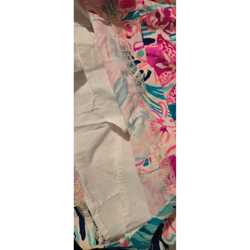 Lilly Pulitzer Mila‎ Stretch Shift size 4 Via Flora EUC Preppy Coastal Colorful - Picture 5 of 7
